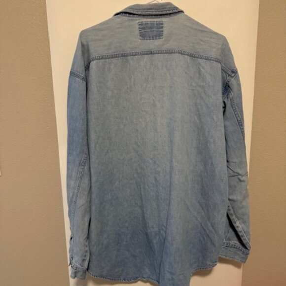 Levis‎ Denim Vintage Button Front Shirt Mens Jean Shirt Size Extra Large - Picture 7 of 7